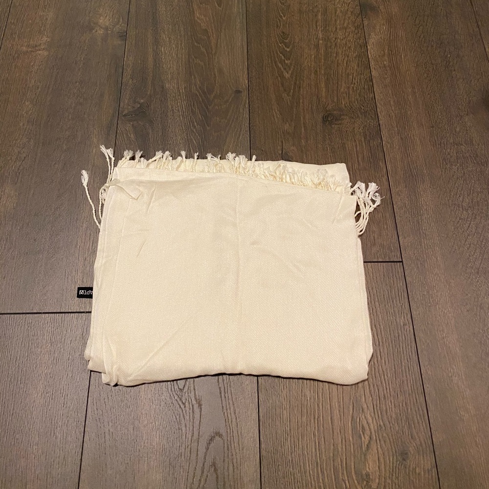 Cream Scarf / Wrap